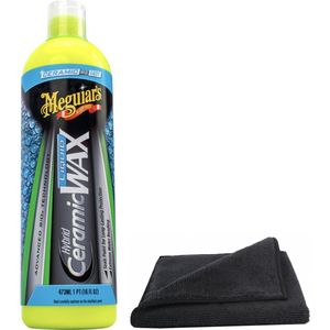 Meguiars Hybrid Ceramic Liquid Wax - 473ml + microvezel 40 x 40 cm - G200416
