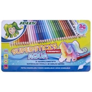 Jolly - Super Stick Aqua 36 kleurstiften aqua