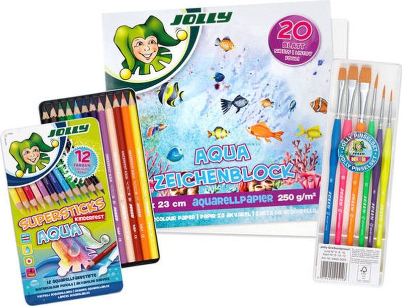 JOLLY Malset farbsortiert, 1 Set