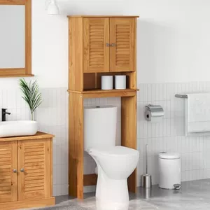 Relaxdays Wc Kastje Smal Badkamerkastje 2 Vakken Toilet Opbergkastje Laag 597312639