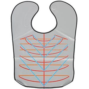 Knipkraag Kapper Cape, Herbruikbare PVC Professioneel Waterdicht - Kapper Kapper Magnetische Gesp Cape - Kapper Haar Knippen Styling Jurk Doek Tool(Grijs)