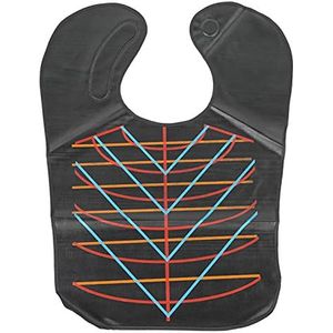 Knipkraag Kapper Cape, Herbruikbare PVC Professioneel Waterdicht - Kapper Kapper Magnetische Gesp Cape - Kapper Haar Knippen Styling Jurk Doek Tool(zwart)