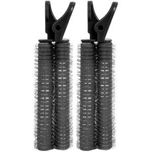 Haarrollers 2 stuks pony haarwortel pluizige luie haarclips haar top styling haarspelden haarrollers pony krultang krultang haarclips krulspelden gereedschap haarkrulspelden (kleur: 003)
