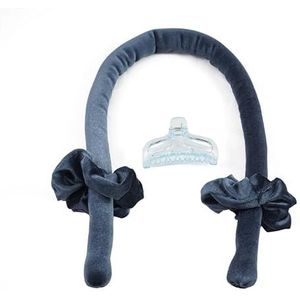 Haarrollers haaraccessoires hitteloze krullen schoonheid krullende producten krultang krultang flexistaven magische kappersgereedschap haarschuimrollers haarkrulspelden (kleur: type A-grijs blauw)