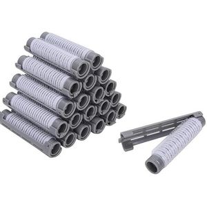 Haar Rollers 20 Stks/set Haar Perm Roll Pluizige Perming Staaf Haar Roller Curler Kit Perming Staven Krulspelden Kappers Haar Styling Tool Voor Salon Haar Krulspelden
