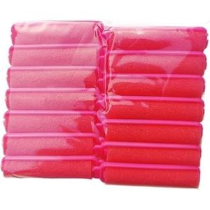 Haarrollers 6-14 stuks zachte spons schuim kussen haar rollers krulspelden kapsalon kapper DIY krullen kappers kit doe-het-zelf thuis haar styling tools haar krulspelden (kleur: 1,5 cm willekeurige