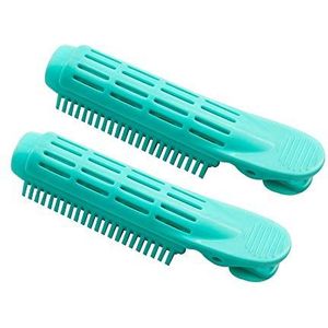 Haarrollers 2 stuks pony haarwortel pluizige luie haarclips haar top styling haarspelden haarrollers pony krultang krultang haarclips krulspelden gereedschap haarkrulspelden (kleur: D)