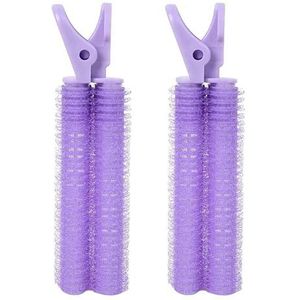 Haarrollers 2 stuks pony haarwortel pluizige luie haarclips haar top styling haarspelden haarrollers pony krultang krultang haarclips krulspelden gereedschap haarkrulspelden (kleur: 001)