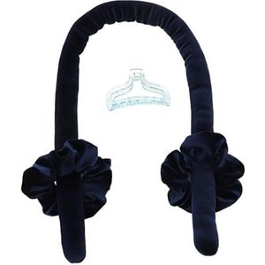 Haarrollers haaraccessoires hitteloze krullen schoonheid krullende producten krultang krultang flexistaven magische kappersgereedschap haarschuimrollers haarkrulspelden (kleur: type A-koningsblauw)