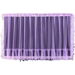 RaamKa Outdoor tv-hoes televisie stofdichte hoezen tv-schermbeschermer opknoping tv stofkap wandmontage buiten tv-behuizing (kleur: 01, maat: 55 inch)