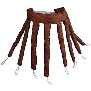 Haarrollen hitteloze haarkrultang geen warmte hitteloze krullen staaf hoofdband slapen hoofdbanden geen warmte dames doe-het-zelf lui haar styling tools haarkrulspelden (kleur: koffie)