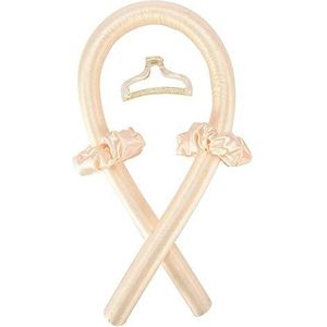 Haarrollers haaraccessoires hitteloze krullen schoonheid krultang krultang flexistaven magische kappersgereedschap haarschuimrollers haarkrulspelden (kleur: type B-champagne)