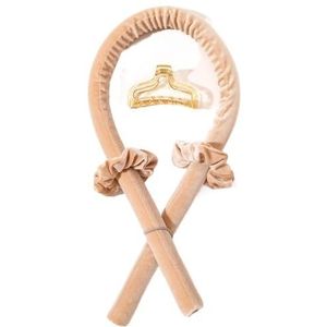 Haarrollers haaraccessoires hitteloze krullen schoonheid krullende producten krultang krultang flexistaven magische kappersgereedschap haarschuimrollers haarkrulspelden (kleur: type A-beige)