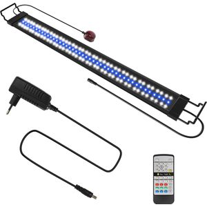 30W LED aquarium met timer schelpdieren RGB decoratie waterdicht, 90-120CM,Incl. Afstandsbediening