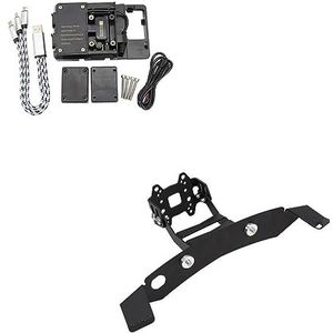 Telefoon Navigatiebeugel Voor Bmw Voor K1200GT Voor K1300GT Voor K 1200 1300 Gt Motorfiets Verstelbare Stand Mobiele Telefoon Gps Navigatie Plaat Beugel GPS-navigatiebeugel (Kleur : B and C)