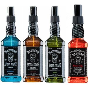 Bandido Aftershave Cologne (4-Pack Waterfall,Vulcano,Army,Las Vegas)