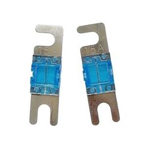 5-delige set vorkzekeringen voor auto audio luidsprekers, zekeringen, modificatie accessoires voor auto subwoofer versterker (kleur: 15A 5)