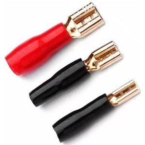 10 stuks auto audio draad luidspreker terminal luidspreker plug gemodificeerde lossless luidspreker puur koper vergulde draad (kleur: 2.8P 10 stuks elk)