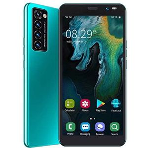 Ontgrendelde smartphones, 5,45 inch HD-scherm drievoudige achteruitrijcamera, batterij met lange levensduur, Dual SIM-smartphones (2 GB + 16 GB), LANDVO Rino4 Pro zwart/groen/blauw(Groen)