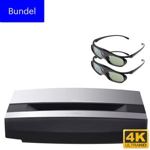 XGIMI AURA - 4k UHD Laser TV met 3D Bril Bundel- Android TV Smart Beamer - Harman/Kardon Speaker - NetFlix YouTube Spotify