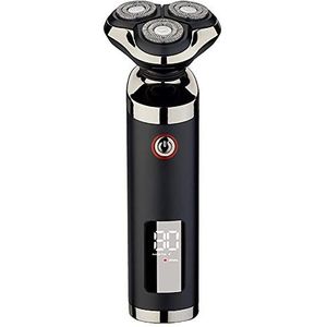 Elektrisch Scheermes voor Mannen, Digitaal Display Elektrisch Scheerapparaat voor Mannen Hele Lichaam Wassen Elektrische Scheermes Baard Mes USB Opladen Mens Scheerapparaten