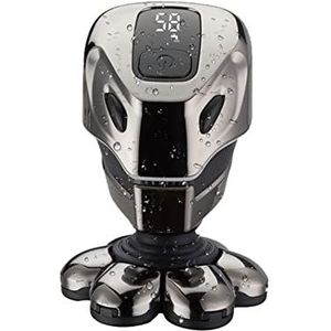 Elektrische Scheermes Voor Mannen, 7 Cutter Hoofd Drijvende Elektrische Scheerapparaat Voor Mannen Kaal 7D Onafhankelijk Elektrische Scheermes Waterdichte Mannen Baard Trimmer Machine