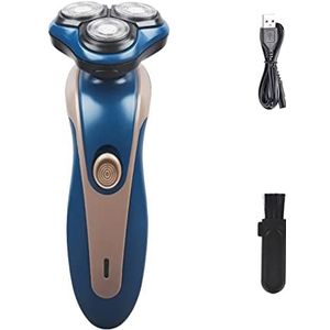 Elektrische Scheermes voor mannen, 4D Heren Drijvende Hoofd Elektrische Scheerapparaat Baard Trimmer USB Oplaadbare Waterdichte Scheerapparaat Kaal Hoofd Body Razor