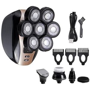 Elektrisch scheermes voor mannen, 7D scheerapparaat voor heren, elektrisch scheerapparaat, machine, scheerapparaat, tondeuse, machine voor mannen, baardtondeuse, slimme multifunctionele waterdichte