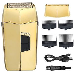 Elektrisch Scheermes voor Mannen, Oplaadbaar Kapper Haar Scheerapparaat 3-Speed Elektrisch Scheerapparaat voor Mannen Kaal Hoofd Scheren Machine Pro Facial Baard Scheermes met Extra Mesh