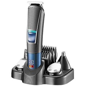 Tondeuse voor mannen, multifunctionele tondeuse 5-in-1 oplaadbare scheerneus bakkebaarden elektrische trimmer voor mannen