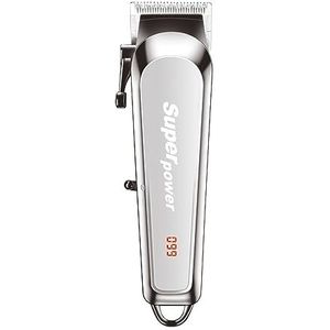 Tondeuse voor mannen, tondeuse draadloze tondeuse elektrische kapselmachine verstelbare haarsnijmachine draagbare tondeuse voor mannen