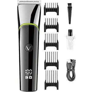 Tondeuse voor mannen, tondeuse tondeuse baardtrimmer professionele haarsnijmachine kapsel draadloze waterdichte trimmer voor mannen