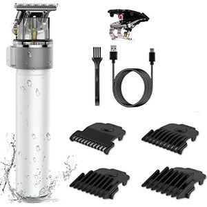 Tondeuse voor mannen, professionele T tondeuse trimmer voor mannen baardtrimmer draadloze voeringen voor mannen tondeuses Zero Gapped scheerapparaat