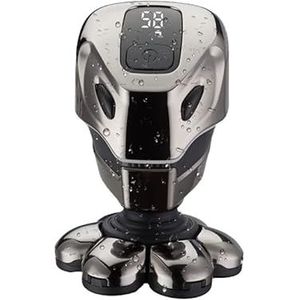 Elektrische Scheermes Voor Mannen, 7 Cutter Hoofd Drijvende Elektrische Scheerapparaat Voor Mannen Kaal 7D Onafhankelijk Elektrische Scheermes Waterdichte Mannen Baard Trimmer Machine