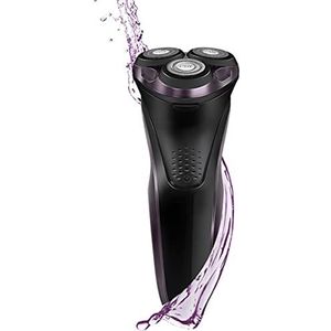 Elektrische Scheermes Voor Mannen, Mannen Elektrische Scheerapparaat USB Oplaadbare Scheren Machine IPX7 Waterdichte 3D Drijvende Scheren Draagbare Baard Trimmer Thuis