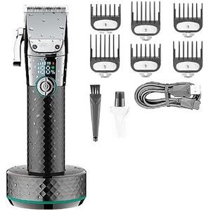 Tondeuse voor mannen, tondeuse professionele haarsnijmachine oplaadbare tondeuse draadloze kapper elektrische tondeuse voor mannen