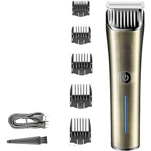 Tondeuse voor mannen, tondeuse elektrische kapselmachine verstelbare haarsnijmachine draadloze tondeuse metalen tondeuse voor mannen