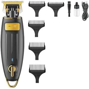 Tondeuse Voor Mannen, Tondeuse Professionele Tondeuse T-Blade Tondeuse Draadloze Elektrische Oplaadbare Mini 0mm Snijmachine