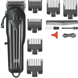 Tondeuse voor mannen, Professionele Tondeuse Haar Snijmachine Verstelbare Kapsel Draadloze Kapper Oplaadbare Trimmer Mannen LED Display