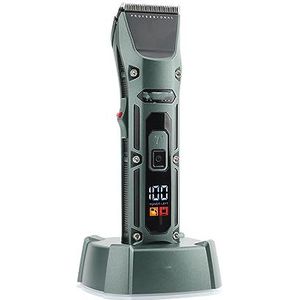 Tondeuse voor mannen, tondeuse professionele tondeuse oplaadbare haarsnijmachine draadloos met oplaadbasistondeuse voor mannen