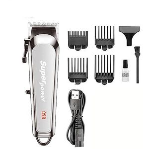 Tondeuse voor mannen, tondeuse professionele tondeuse LED-display haarsnijmachine oplaadbare elektrische draadloze trimmer voor mannen