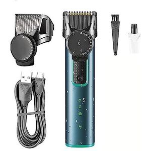 Tondeuses voor mannen, mannen tondeuse professionele tondeuse IPX5 waterdichte haarsnijmachine 0mm snijden kapper tondeuse voor mannen