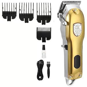 Tondeuse voor mannen, haarsnijmachine professionele tondeuse verstelbare tondeuse elektrisch kapsel oplaadbare tondeuse voor mannen