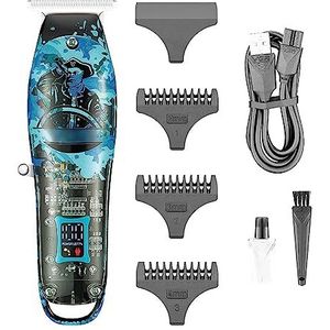 Tondeuse voor mannen, tondeuse professionele tondeuse draadloze haarsnijmachine elektrische USB oplaadbare kapper trimmer voor mannen