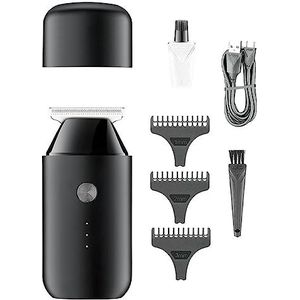 Tondeuse voor mannen, mini tondeuse professionele 0 snijmachine elektrische draadloze baardtrimmer oplaadbare tondeuse voor mannen