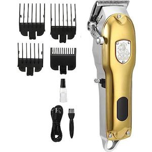 Tondeuse voor mannen, tondeuse machine professionele haarsnijmachine oplaadbare tondeuse draadloze kapsel gouden tondeuse voor mannen
