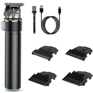 Tondeuse voor mannen, T-vormige professionele tondeuse USB oplaadbare haarsnijmachine draagbare baard tondeuse elektrisch scheerapparaat