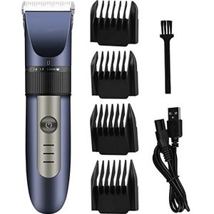 Tondeuse Voor Mannen, Tondeuse Tondeuse Voor Mannen Elektrische Trimmer Blade Verstelbare Koudeloze Kapsel Machine USB Kapper