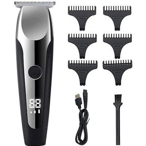 Tondeuse voor Mannen, Tondeuse Baardtrimmer Kit voor Mannen Draadloze Haar Snor Trimmer Haar Snijden Groomer Kit Precisie Trimmer Waterdichte USB