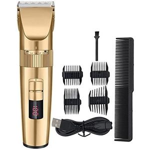 Tondeuse voor mannen, elektrische professionele tondeuse voor mannen, draadloze USB oplaadbare baardtrimmer elektrische haarsnijmachine